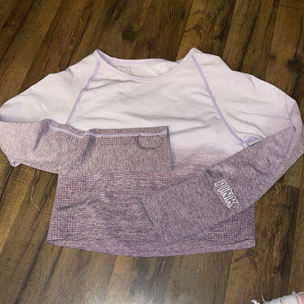 VS PINK SEAMLESS WORKOUT TOP